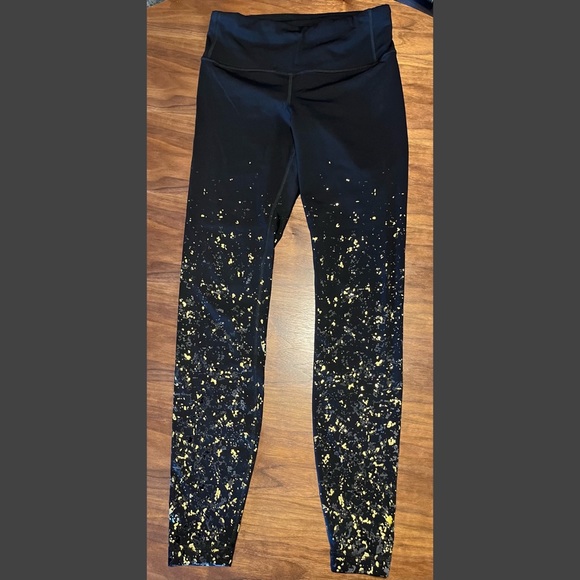 LULULEMON Speed Wunder Tight 25” Spark Special Edition Black Sz 6 - Picture 2 of 5